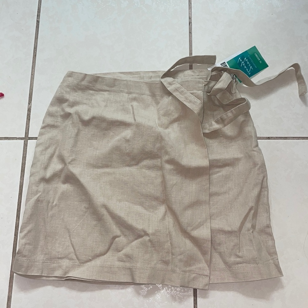 Linen Forever 21 skort